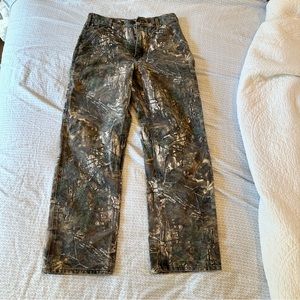Vintage Carhartt x Real Tree Camo Cargo Pants size 30 x 32
